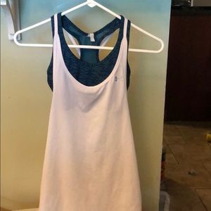 Under armour tank top w/ built in sports bra